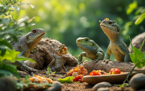 Reptilien Snacks: Was fressen sie gerne? Tipps & Infos